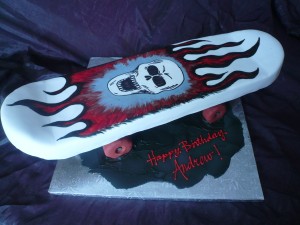 Images of Skateboard Cakes