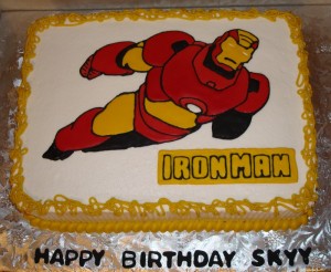 Iron Man Cake Decorations
