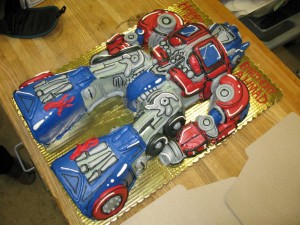 Optimus Prime Birthday Cake Pictures