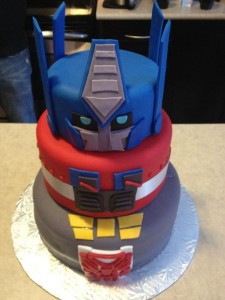 Optimus Prime Cake For Kids