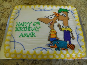 Pictures of Phineas and Ferb Cake