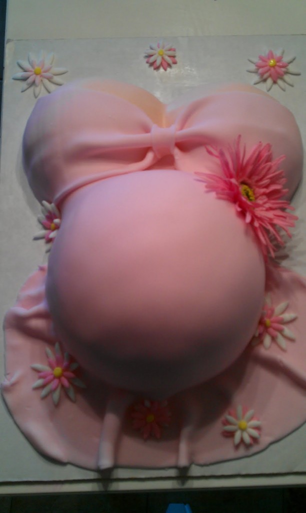 Pictures of Pregnant Belly Cakes