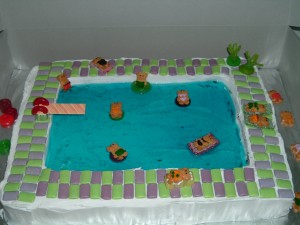 Pool Party Cake Photo
