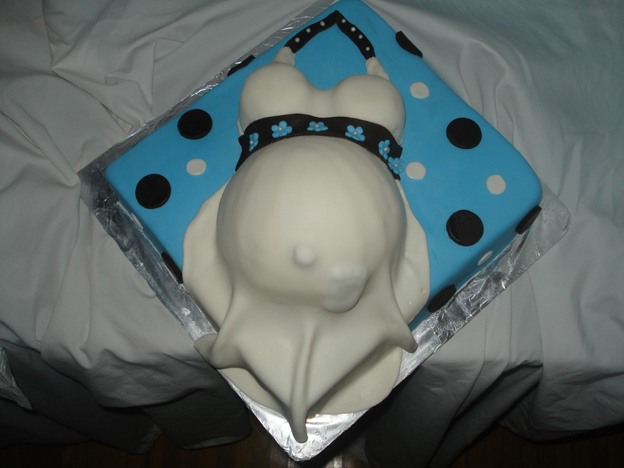 Pregnant Belly Baby Shower Cakes