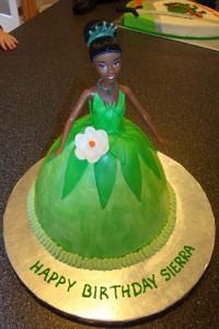Princess Tiana Cake Decorations