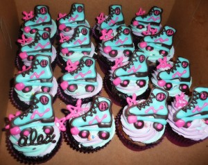 Roller Skate Cupcake Cakes