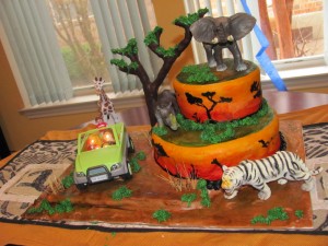 Safari Animal Cakes