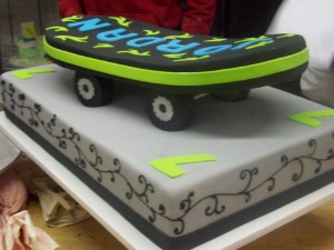 Skateboard Birthday Cake