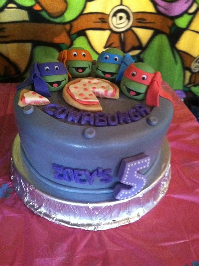 Teenage Mutant Ninja Turtle Cakes