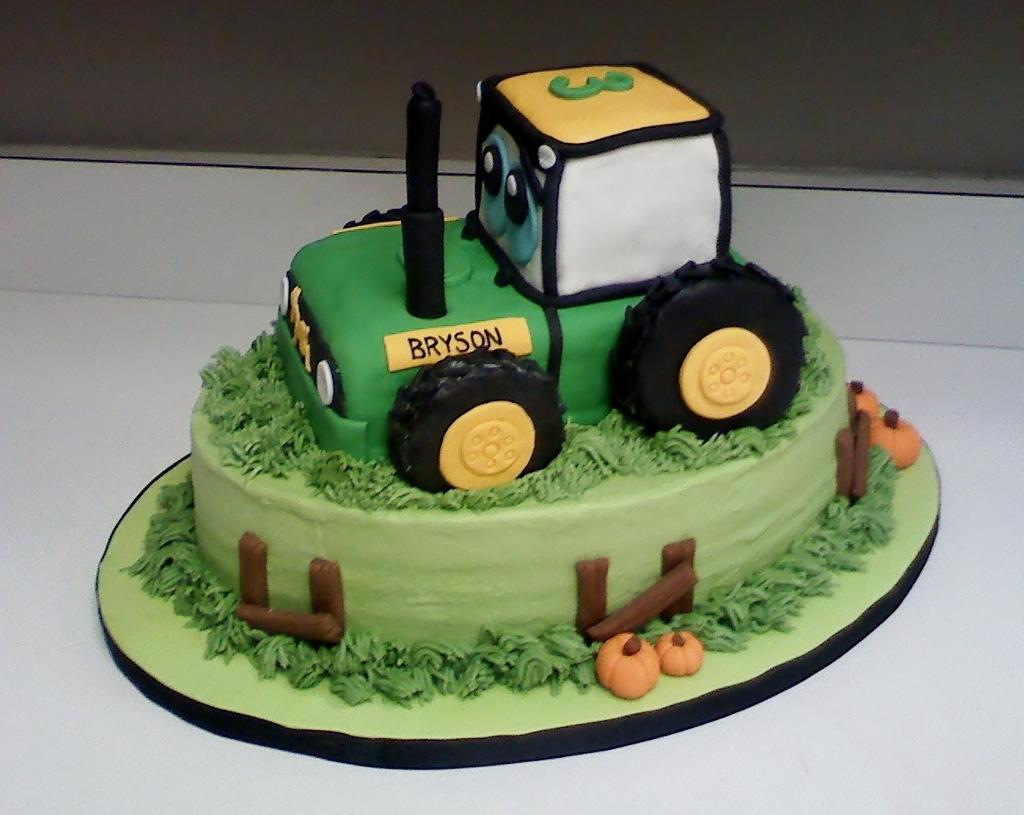 Tractor Birthday Cakes