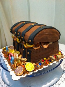 Treasure Chest Birthday Cake