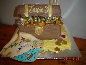 Treasure Chest Cakes For kids