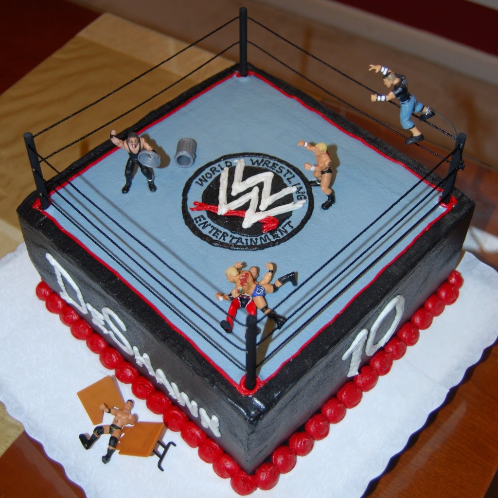 WWE Birthday Cakes