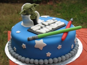 Yoda Birthday Cakes