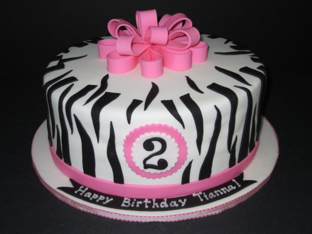 Zebra Stripe Cake