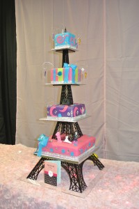 Eiffel Tower Birthday Cake