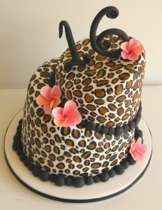 Leopard Print Cakes