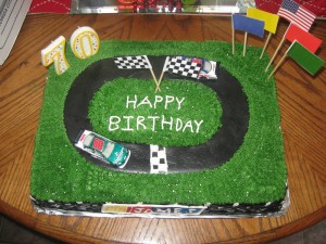 Nascar Birthday Cake