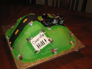 Over The Hill Cake Ideas