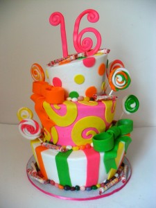 Pictures of Sweet 16 Cakes