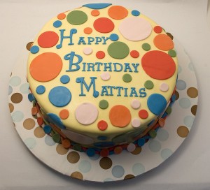 Polka Dot Birthday Cakes