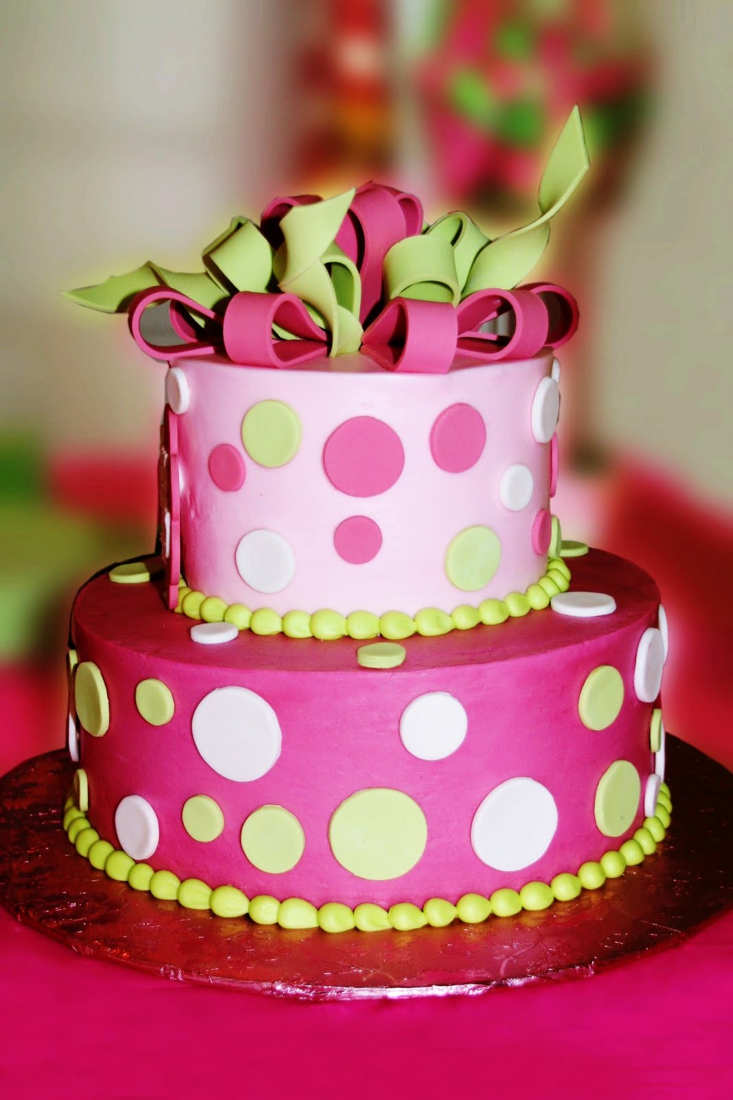 Polka Dot Cake Designs 1
