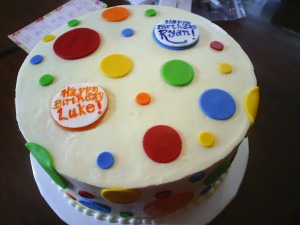 Polka Dots Birthday Cakes