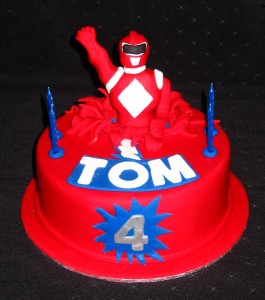 Power Ranger Birthday Cake