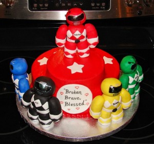 Power Ranger Birthday Cakes