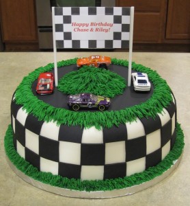 Race Track Birthday Cakes
