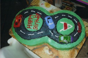 Race Track Cakes