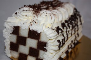 Square Checkerboard Cake