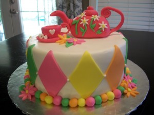 Tea Party Birthday Cakes Pictures