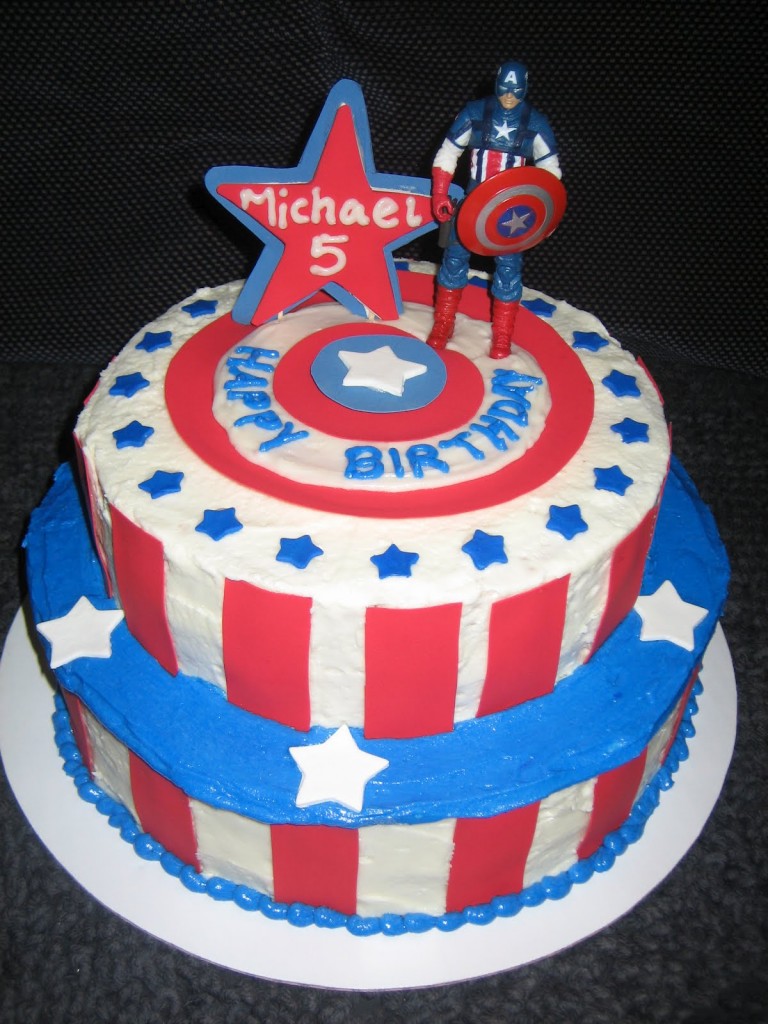 Captain America Cakes Photos