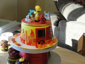 Fireman Birthday Cakes