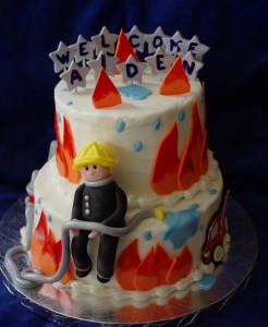 Fireman Cakes