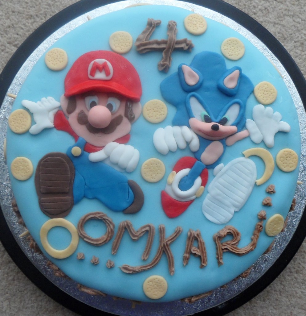 Mario and Sonic Cakes