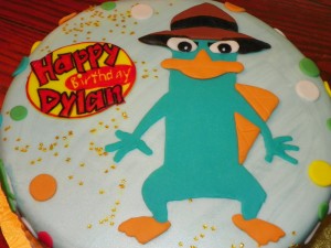 Perry the Platypus Birthday Cakes