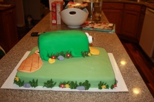 Perry the Platypus Cake