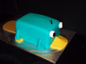 Perry the Platypus Cakes