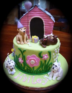 Puppy Dog Birthday Cakes