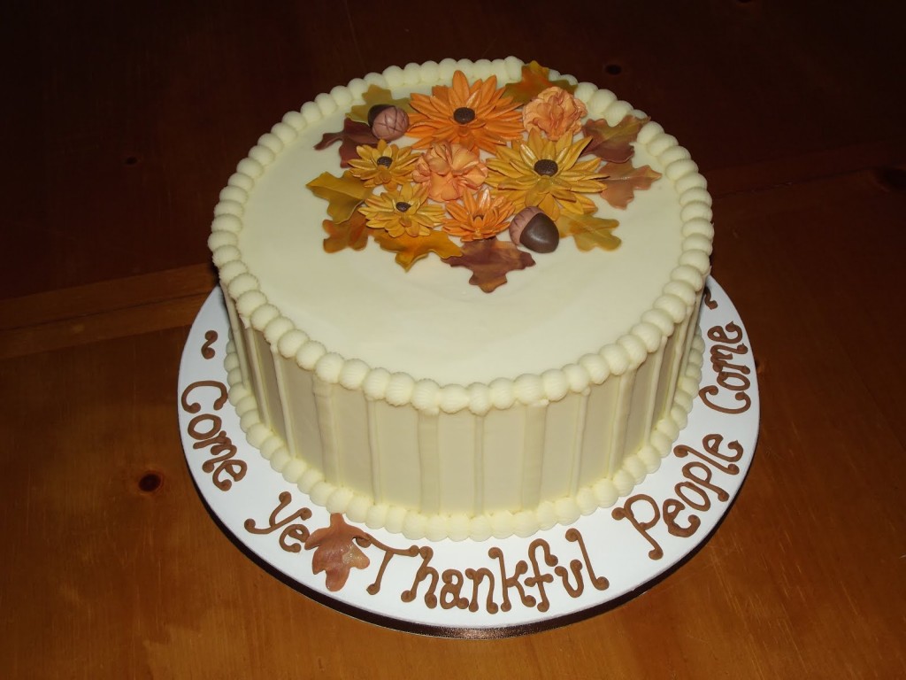 Thanksgiving Cake Decorations