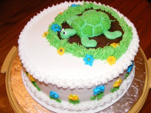 Turtle Cake Decoration