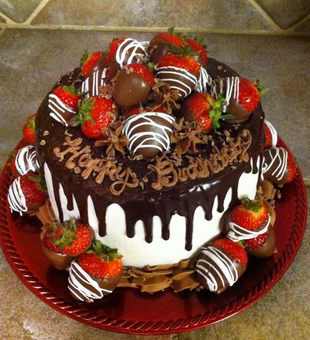 chocolate strawberry cakes