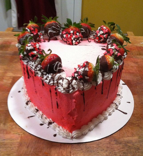 Strawberry Cake Decoration Ideas Little Birthday Cakes