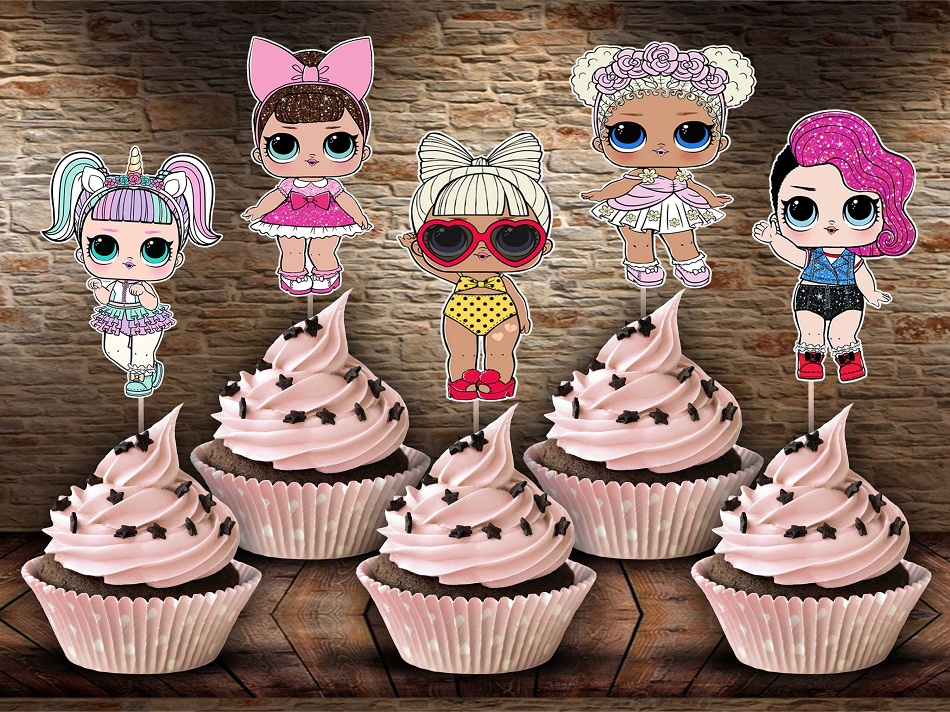 Lol Cupcake Toppers | Little Birthday Cakes